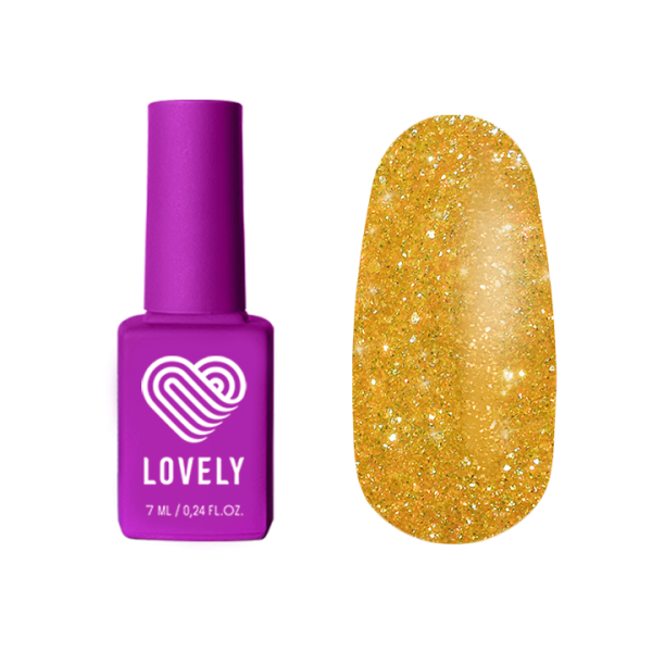 Гель-лак Lovely Juicy оттенок манго, 7 ml
