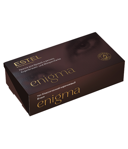Краска для бровей и ресниц, тон классический коричневый Estel Professional ENIGMA
