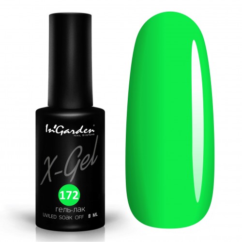 Гель-лак InGarden X-gel №172 Сочный киви