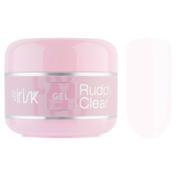 Гель для наращивания однофазный Clear Ruddy, 15мл Irisk