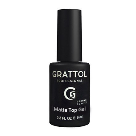 Матовый ТОП Matte Top Gel Velvet 9 мл. Grattol