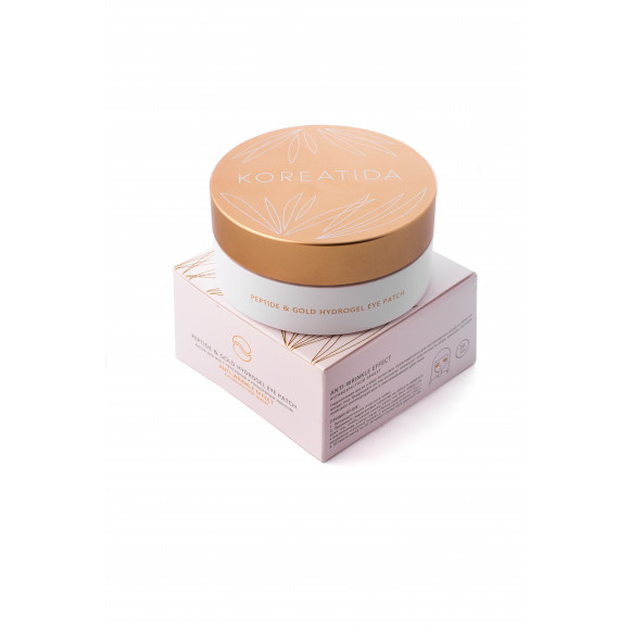 Патчи Koreatida с пептидами и коллоидным золотом peptide & gold hydrogel eye patch