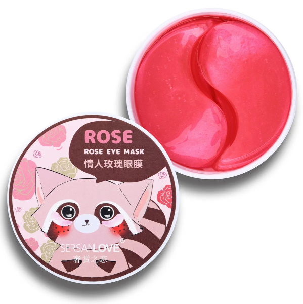 Гидрогелевые патчи с экстрактом розы, 80гр SersanLove 