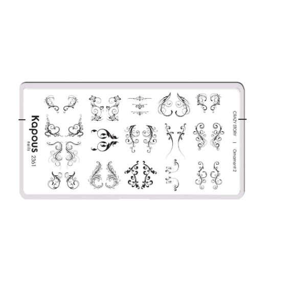 Пластина для стемпинга Crazy story Ornament 2 Kapous