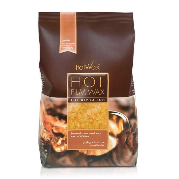 Воск горячий пленочный в гранулах Натуральный 1000 гр ITALWAX 