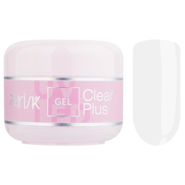 Гель для наращивания однофазный Clear Plus, 15мл Irisk