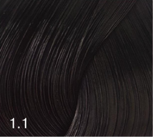 Краситель для волос 1/1 ледяной черный Bouticle Expert Color 