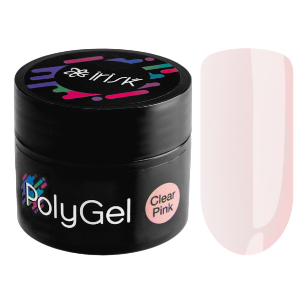 Полигель PolyGel, 20гр (в банке) (03 Clear Pink) Irisk