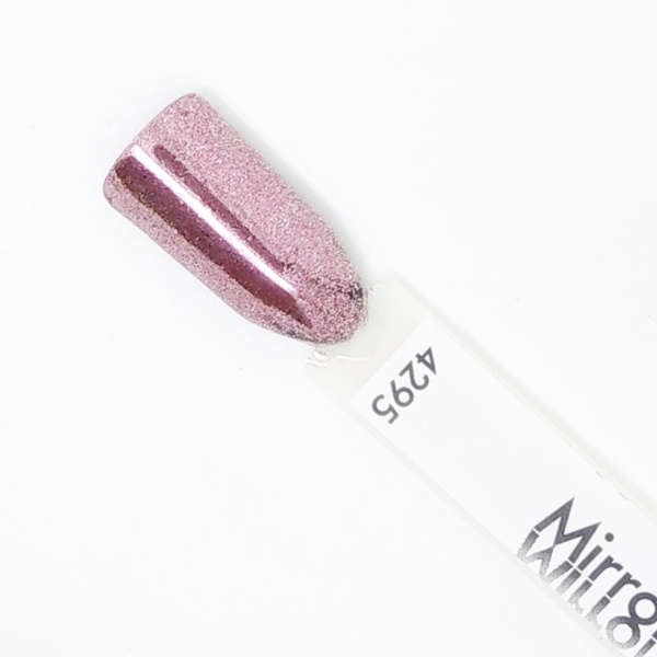 Втирка зеркальная с шиммером (цвет: темно-розовый) №4295