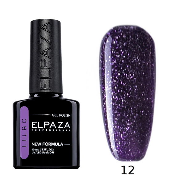 Гель-лак Lilac 12 Космический 10 мл Elpaza