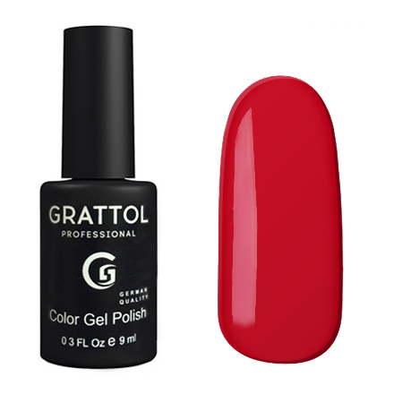 Гель-лак 082 Cherry Red 9 мл Grattol