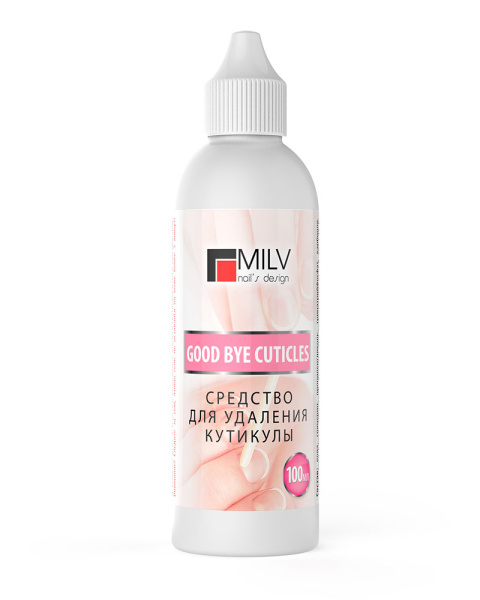 Средство для удаления кутикулы щелочное 100 мл Milv