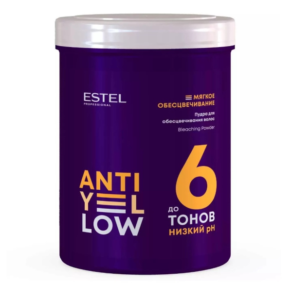 Пудра для обесцвечивания волос ESTEL ANTI-YELLOW 500 г