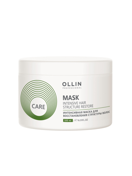 OLLIN CARE Интенсивная маска для восстановления структуры волос 500мл