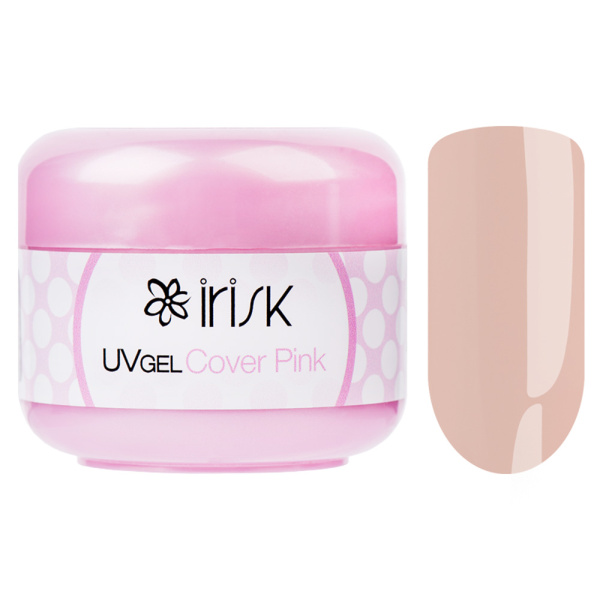 Камуфлирующий гель для наращивания Cover Pink, 15мл Irisk