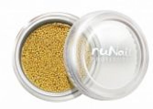 Бульонки металлические (золотой) Runail 