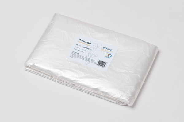 Пеньюар п/э прозрачный 100*160 10 шт