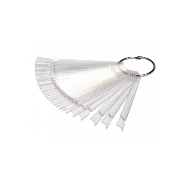 Палитра веерная для лаков прозрачная 24 шт. Runail