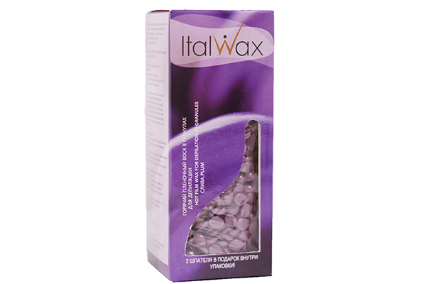 Воск горячий пленочный в гранулах Слива 250 гр ITALWAX