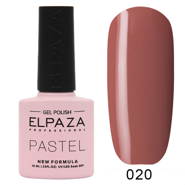 Гель-лак Pastel 020 Мускатный орех 10 мл Elpaza