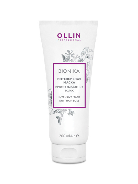 Маска интенсивная против выпадения волос 200мл OLLIN BioNika