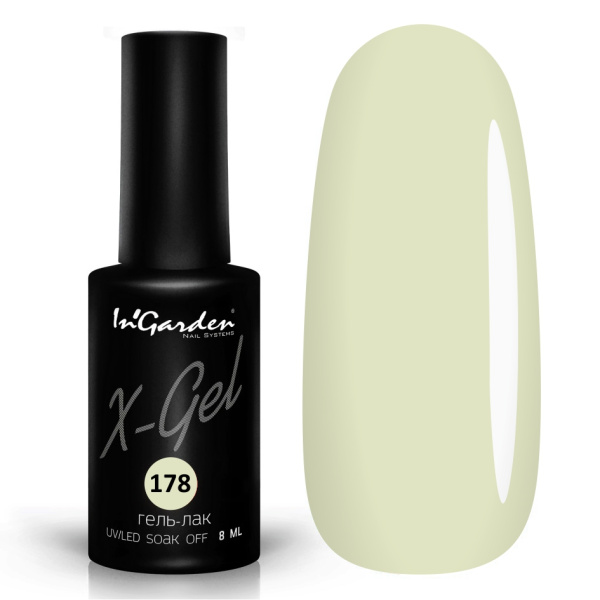 Гель-лак InGarden X-gel N°178, 8 мл