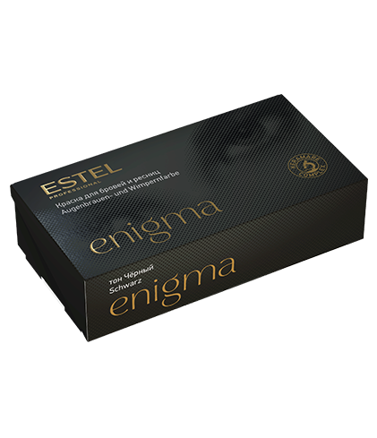 Краска для бровей и ресниц, тон черный Estel Professional ENIGMA