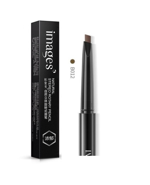 Images Карандаш для бровей и век темно коричневый 0,4г