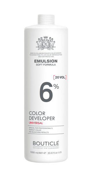 Оксидант-лосьон 6% - Bouticle color developer 20 vol 1000 мл