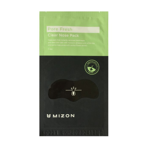 Патчи для носа очищающие Pore Fresh Clear Nose Pack MIZON
