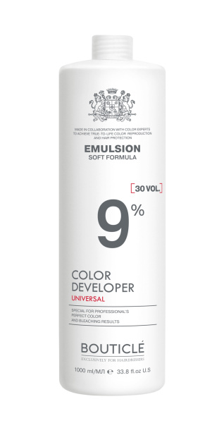 Оксидант-лосьон 9% - Bouticle color developer 30 vol 1000 мл