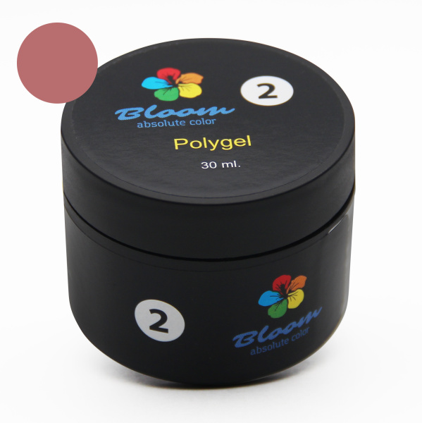 Полигель №2 натурально-розовый 30 мл Bloom 