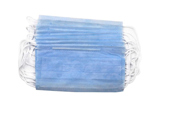 Маски трехслойные на резинках 20 шт.