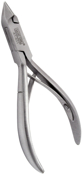 Кусачки для кутикулы АТ 821 (8мм), сэндвич Silver Star