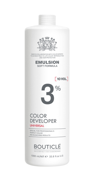 Оксидант-лосьон 3% - Bouticle color developer 10 vol 1000 мл