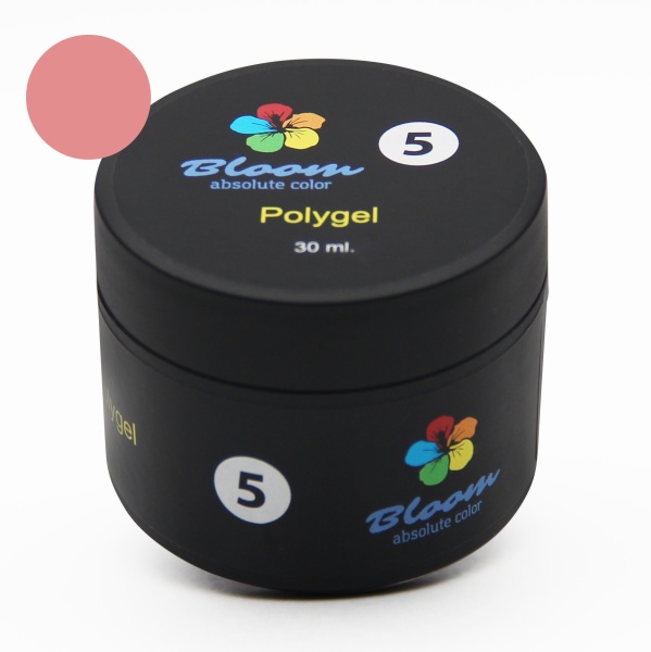 Полигель №5 светло-розовый 30 мл Bloom 