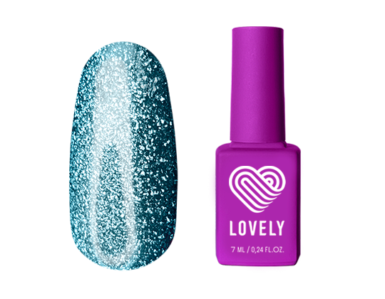 Гель-лак Lovely GC01 Glitter Cat, 7 ml