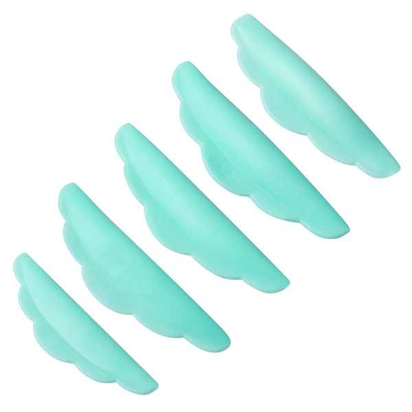 Набор накладок (валиков) для век силиконовых, ультрамягкие, 5 размеров, 5 пар