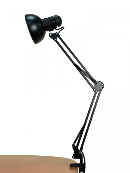 Лампа для идеальных бликов черная на струбцине