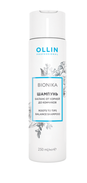 Шампунь Баланс от корней до кончиков 250мл OLLIN BioNika