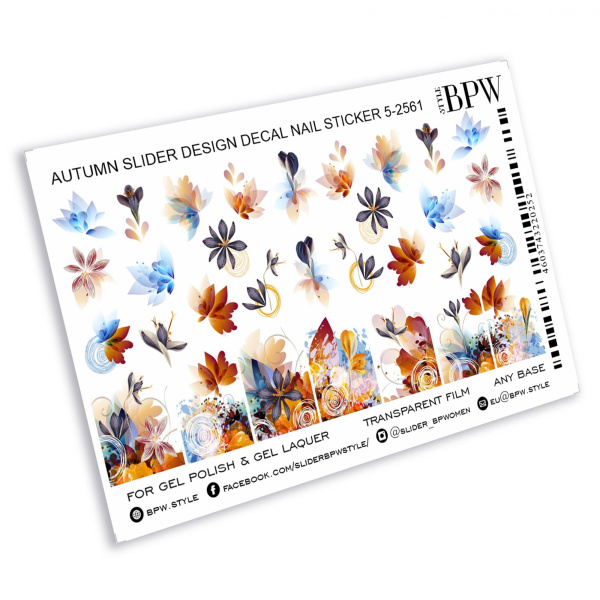 Слайдер-дизайн Цветы с узорами, sd5-2561