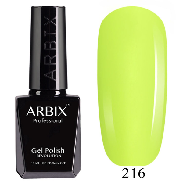 Гель-лак Classic 216 Кислотный взрыв 10 мл Arbix 
