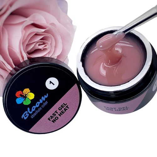 Гель для наращивания Fast Gel № 1 низкотемпературный 15 мл Bloom 