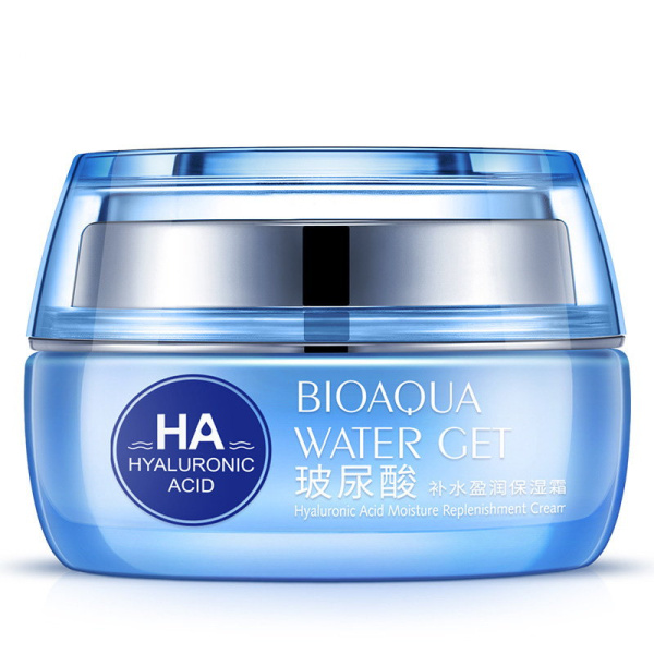Увлажняющий крем для лица с гиалуроновой кислотой, 50гр Bioaqua 