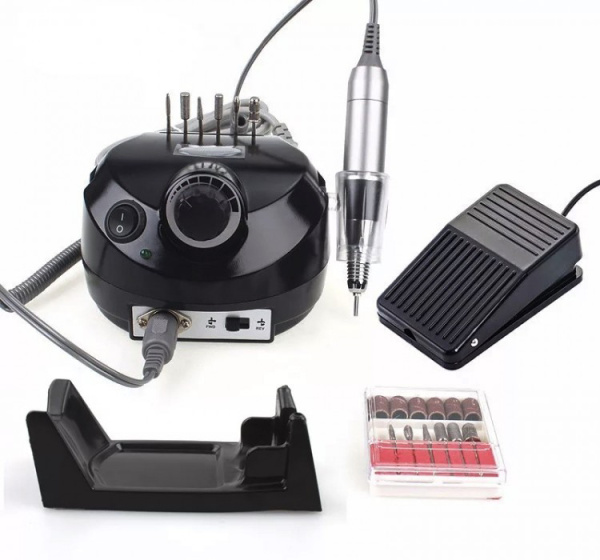 Аппарат для маникюра Nail Drill 35000 оборотов 45 w черный