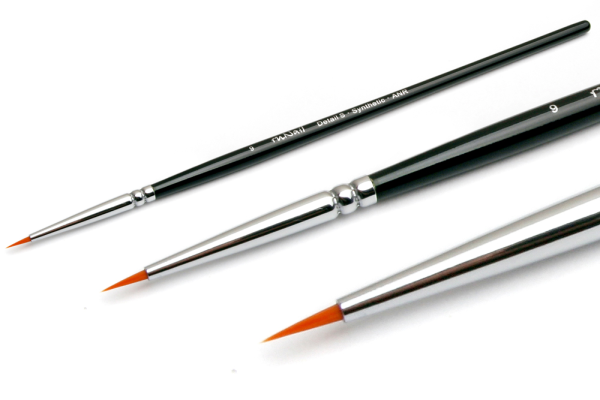 Кисть для дизайна Detail S Synthetic ANR №9 Runail 