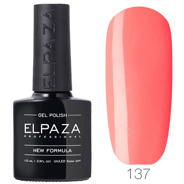 Гель-лак Classic 137 Персиковый пунш 10 мл Elpaza