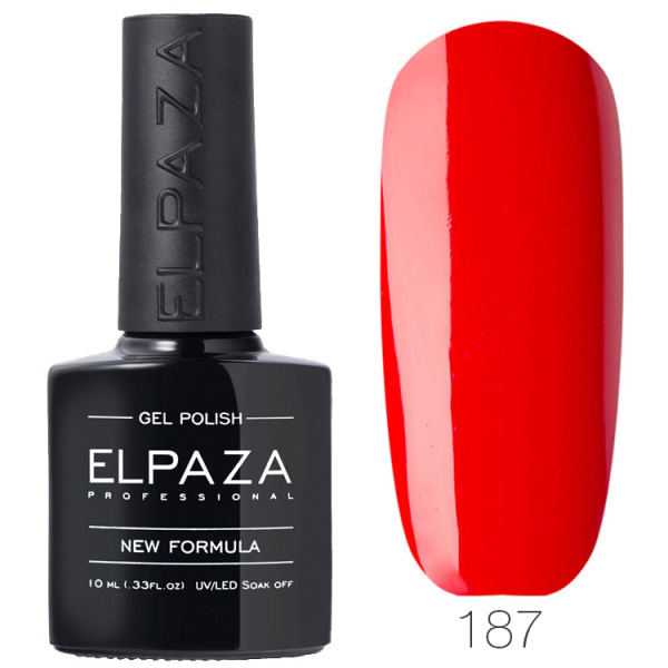 Гель-лак Classic 187 Дикий Огонь 10 мл Elpaza