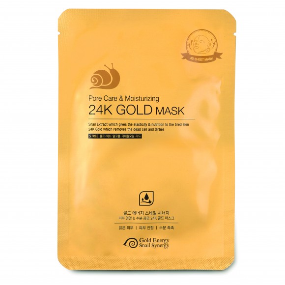 Маска для лица увлажняющая GOLD SNAIL PoreCare&Moisturizing Mask