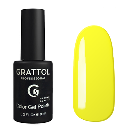 Гель-лак 034 Yellow 9 мл Grattol